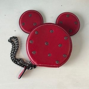 Coach X Disney Mickey Mouse coin purse